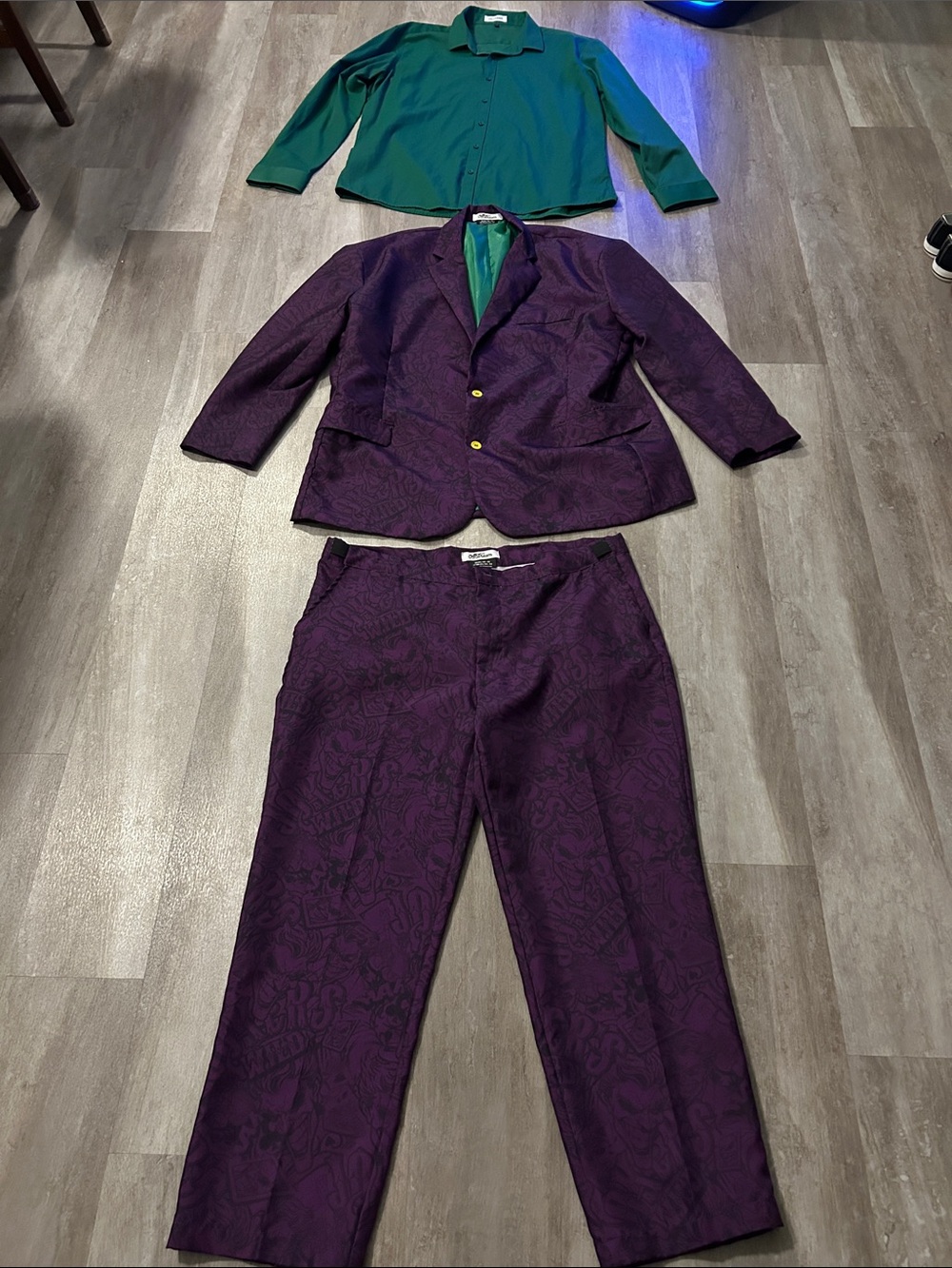 The Joker Men's Suit Costume
